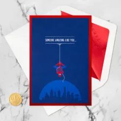 Hallmark Marvel Spider-Man You Deserve An Amazing Day 3D Pop-Up Card -Hot Sale Hallmark Store Marvel SpiderMan Amazing 3D PopUp Card 1499LAD2901 05