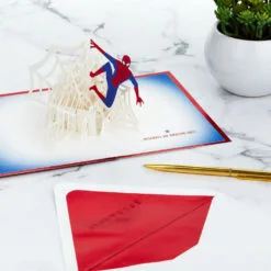 Hallmark Marvel Spider-Man You Deserve An Amazing Day 3D Pop-Up Card -Hot Sale Hallmark Store Marvel SpiderMan Amazing 3D PopUp Card 1499LAD2901 07