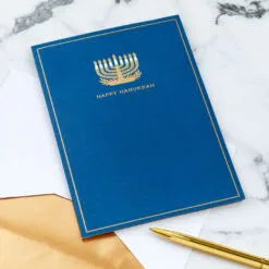 Hallmark Season Full Of Light 3D Pop-Up Hanukkah Card -Hot Sale Hallmark Store Menorah 3D PopUp Hanukkah Card 5XXH1003 06