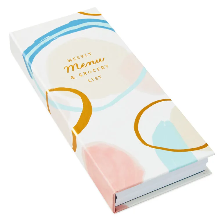 Hallmark Weekly Menu And Grocery List Memo Pad Set In Folio 1 Hallmark Weekly Menu And Grocery List Memo Pad Set In Folio