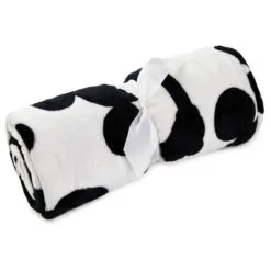 Hallmark Disney Mickey Mouse Silhouettes Throw Blanket, 50x60 5 Hallmark Disney Mickey Mouse Silhouettes Throw Blanket, 50x60 -Hot Sale Hallmark Store Mickey Mouse Silhouette BlackWhite Plush Blanket 1DYG2056 03