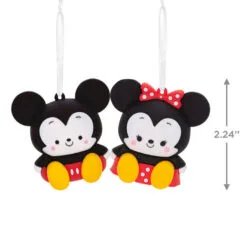 Better Together Disney Mickey And Minnie Magnetic Hallmark Ornaments, Set Of 2 7 Better Together Disney Mickey And Minnie Magnetic Hallmark Ornaments, Set Of 2 -Hot Sale Hallmark Store Mickey and Minnie Christmas Ornaments 3HCM2402 03