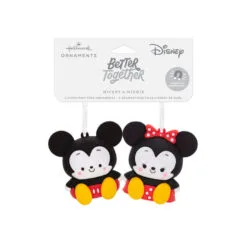 Better Together Disney Mickey And Minnie Magnetic Hallmark Ornaments, Set Of 2 8 Better Together Disney Mickey And Minnie Magnetic Hallmark Ornaments, Set Of 2 -Hot Sale Hallmark Store Mickey and Minnie Christmas Ornaments 3HCM2402 04