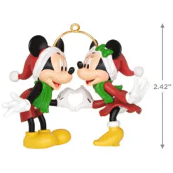 Hallmark Disney Mickey And Minnie A Season Of Love Ornament 8 Hallmark Disney Mickey And Minnie A Season Of Love Ornament -Hot Sale Hallmark Store Mickey and Minnie Hands Heart Keepsake Ornament 2099QXD6667 03