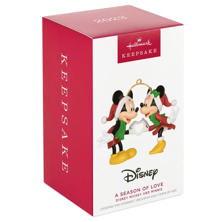 Hallmark Disney Mickey And Minnie A Season Of Love Ornament 4 Hallmark Disney Mickey And Minnie A Season Of Love Ornament - Image 4