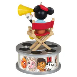 Hallmark Disney 100 Years Of Wonder Director Mickey Mouse Ornament With Light And Sound 11 Hallmark Disney 100 Years Of Wonder Director Mickey Mouse Ornament With Light And Sound -Hot Sale Hallmark Store Mickey in Director Chair Keepsake Ornament 2999QXD6727 06