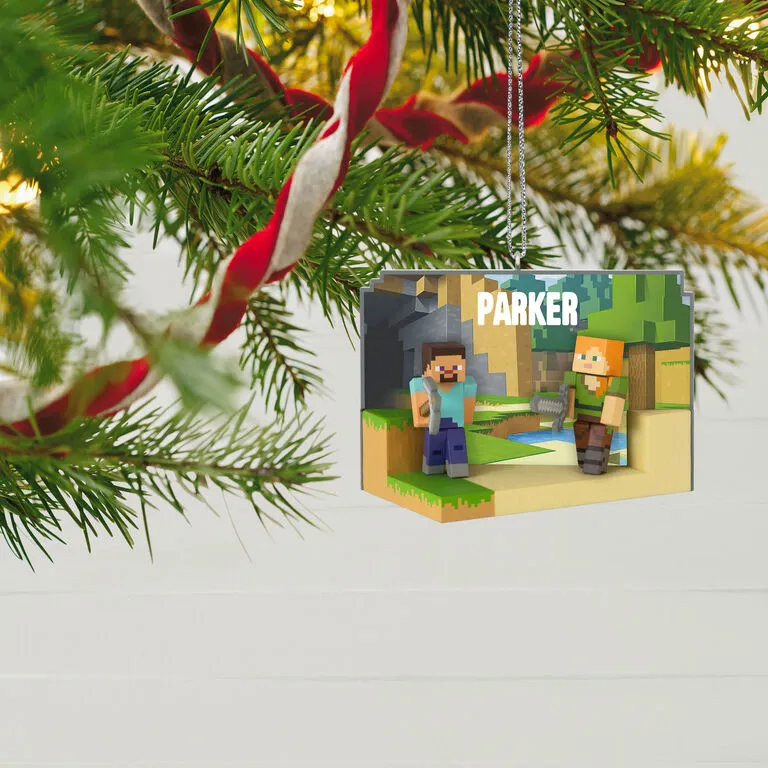 Hallmark Minecraft My World Personalized Ornament 2 Hallmark Minecraft My World Personalized Ornament - Image 2