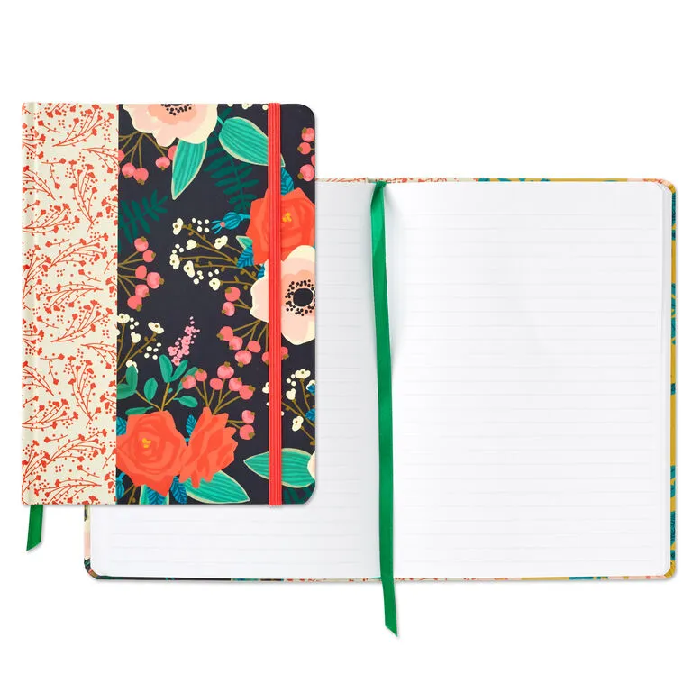 Hallmark Mixed Floral Hardback Notebook 2 Hallmark Mixed Floral Hardback Notebook - Image 2
