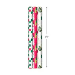 Hallmark Mod Holiday 3-Pack Reversible Wrapping Paper Assortment, 120 Sq. Ft. 8 Hallmark Mod Holiday 3-Pack Reversible Wrapping Paper Assortment, 120 Sq. Ft. -Hot Sale Hallmark Store Mod Holiday Assorted Reversible Wrapping Paper 5JXW1072 03