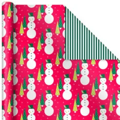 Hallmark Mod Holiday 3-Pack Reversible Wrapping Paper Assortment, 120 Sq. Ft. 10 Hallmark Mod Holiday 3-Pack Reversible Wrapping Paper Assortment, 120 Sq. Ft. -Hot Sale Hallmark Store Mod Holiday Assorted Reversible Wrapping Paper 5JXW1072 05