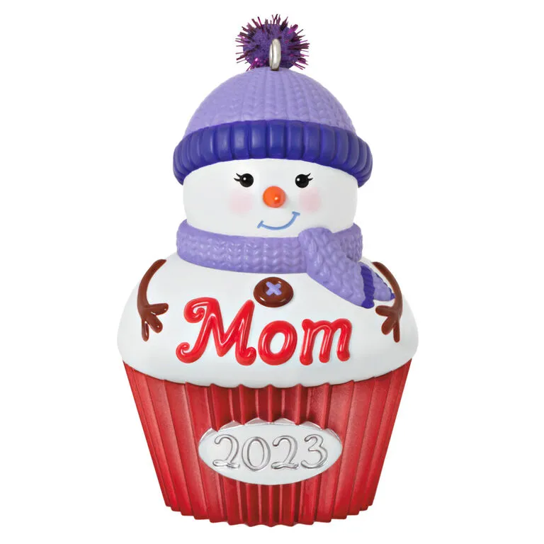 Hallmark Mom Cupcake 2023 Ornament 1 Hallmark Mom Cupcake 2023 Ornament