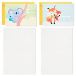 Hallmark Mom And Baby Animal Assortment Blank Thank-You Notes, Pack Of 48 10 Hallmark Mom And Baby Animal Assortment Blank Thank-You Notes, Pack Of 48 -Hot Sale Hallmark Store Mom and Baby Animal Assortment Blank ThankYou Notes 5STZ1134 03