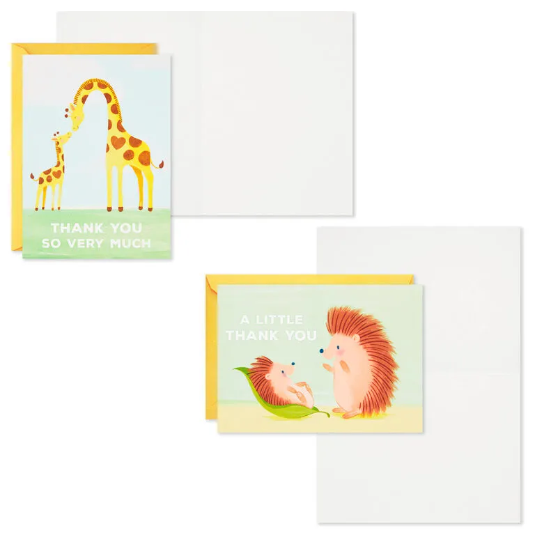 Hallmark Mom And Baby Animal Assortment Blank Thank-You Notes, Pack Of 48 4 Hallmark Mom And Baby Animal Assortment Blank Thank-You Notes, Pack Of 48 - Image 4