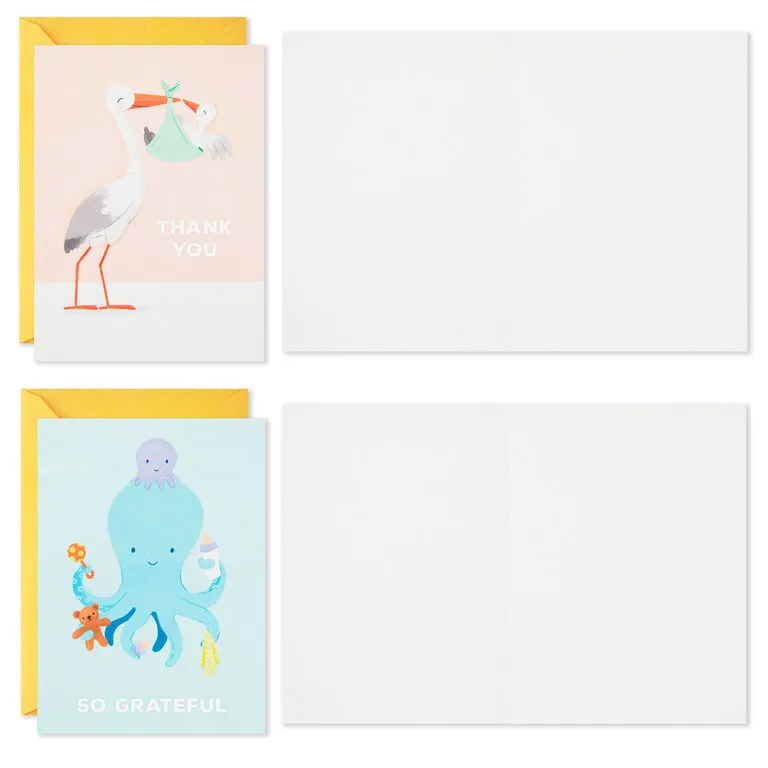 Hallmark Mom And Baby Animal Assortment Blank Thank-You Notes, Pack Of 48 5 Hallmark Mom And Baby Animal Assortment Blank Thank-You Notes, Pack Of 48 - Image 5