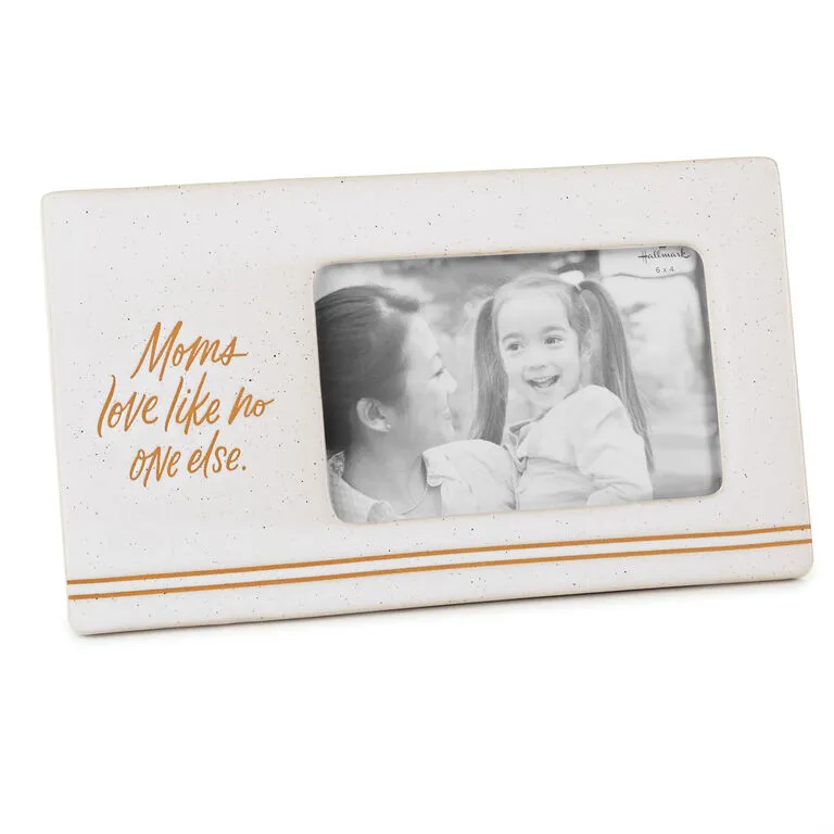 Hallmark Moms Love Like No One Else Ceramic Picture Frame, 4x6 1 Hallmark Moms Love Like No One Else Ceramic Picture Frame, 4x6