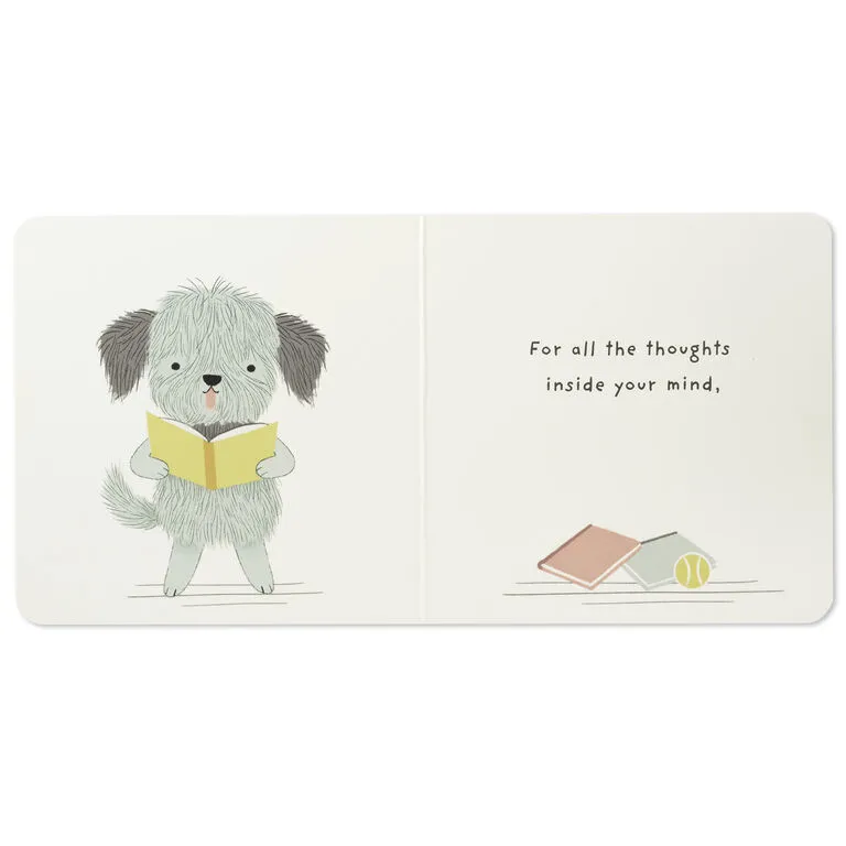 Hallmark MopTops Shaggy Dog Stuffed Animal With You Make Me Proud Board Book 6 Hallmark MopTops Shaggy Dog Stuffed Animal With You Make Me Proud Board Book - Image 6