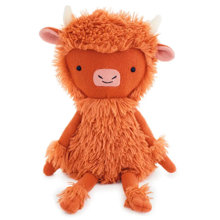 Hallmark MopTops Highland Cow Stuffed Animal With You Make A Difference Board Book 2 Hallmark MopTops Highland Cow Stuffed Animal With You Make A Difference Board Book - Image 2