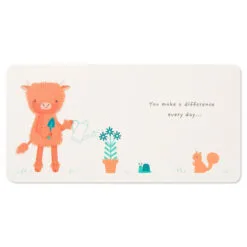 Hallmark MopTops Highland Cow Stuffed Animal With You Make A Difference Board Book 11 Hallmark MopTops Highland Cow Stuffed Animal With You Make A Difference Board Book -Hot Sale Hallmark Store MopTops Plush Cow Stuffed Animal Board Book 1KID1537 06