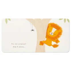 Hallmark MopTops Lion Stuffed Animal With You Are Brave Board Book -Hot Sale Hallmark Store MopTops Plush Lion Stuffed Animal Board Book 1KID1530 06