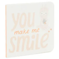 Hallmark MopTops Llama Stuffed Animal With You Make Me Smile Board Book -Hot Sale Hallmark Store MopTops Plush Llama Stuffed Animal Board Book 1KID1534 04