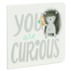 Hallmark MopTops Porcupine Stuffed Animal With You Are Curious Board Book -Hot Sale Hallmark Store MopTops Plush Porcupine Stuffed Animal Board Book 1KID1536 04