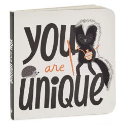 Hallmark MopTops Skunk Stuffed Animal With You Are Unique Board Book 9 Hallmark MopTops Skunk Stuffed Animal With You Are Unique Board Book -Hot Sale Hallmark Store MopTops Plush Skunk Stuffed Animal and Board Book 1KID2082 04