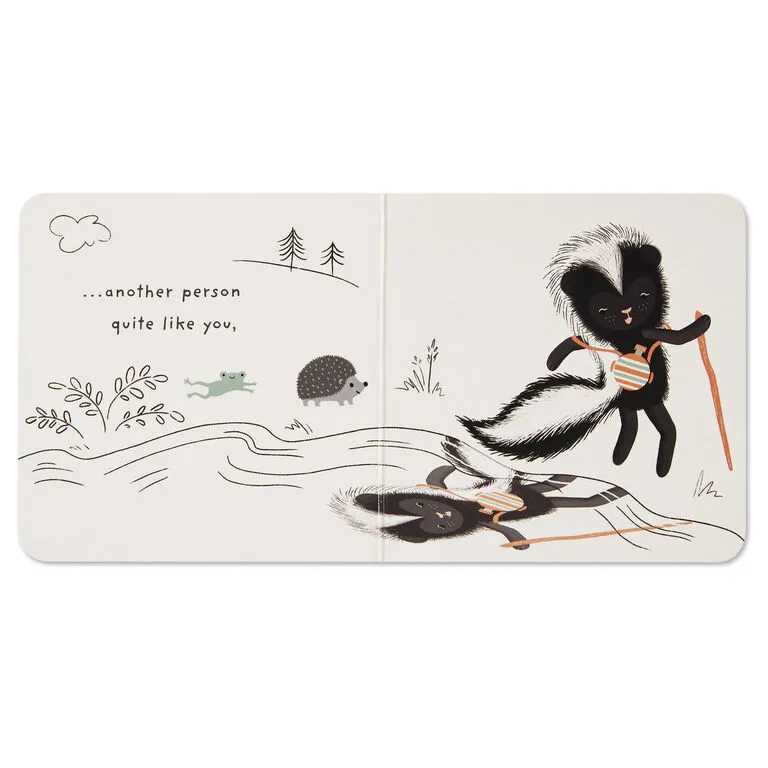 Hallmark MopTops Skunk Stuffed Animal With You Are Unique Board Book 6 Hallmark MopTops Skunk Stuffed Animal With You Are Unique Board Book - Image 6
