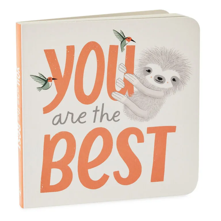 Hallmark MopTops Sloth Stuffed Animal With You Are The Best Board Book 4 Hallmark MopTops Sloth Stuffed Animal With You Are The Best Board Book - Image 4