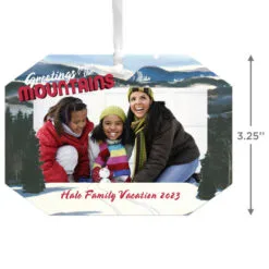 Hallmark Mountain Vacation Personalized Text And Photo Metal Ornament 5 Hallmark Mountain Vacation Personalized Text And Photo Metal Ornament -Hot Sale Hallmark Store Mountain Vacation Personalized Christmas Ornament 1OFM1001B9 03