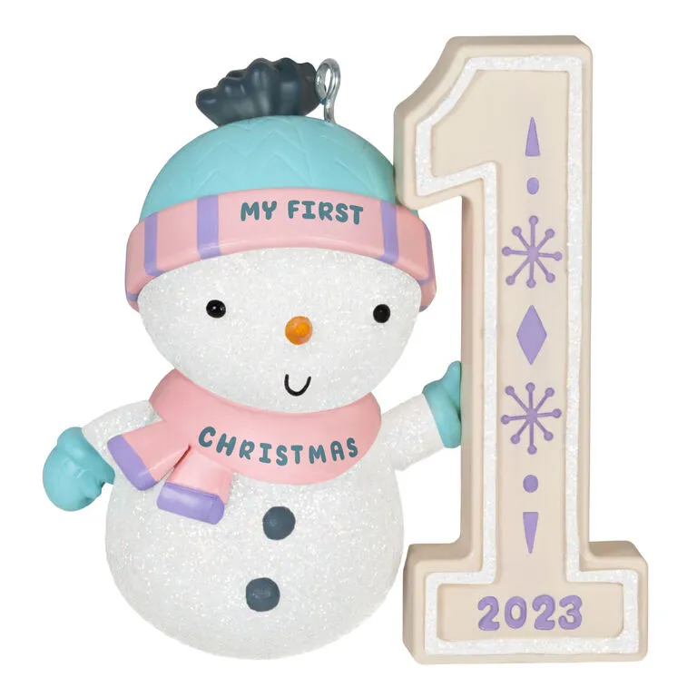 Hallmark My First Christmas Snowman 2023 Ornament 1 Hallmark My First Christmas Snowman 2023 Ornament