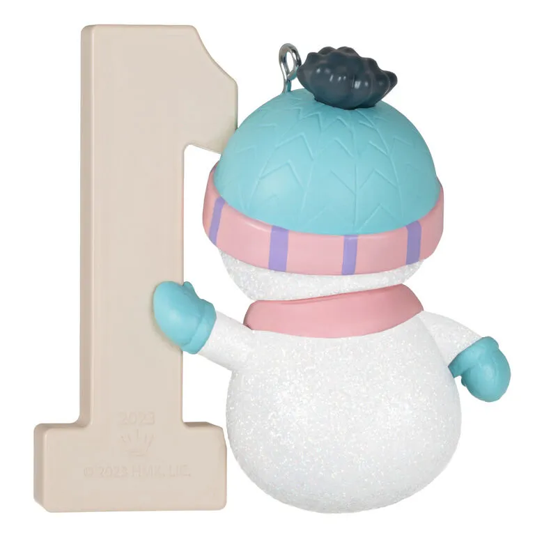 Hallmark My First Christmas Snowman 2023 Ornament 6 Hallmark My First Christmas Snowman 2023 Ornament - Image 6