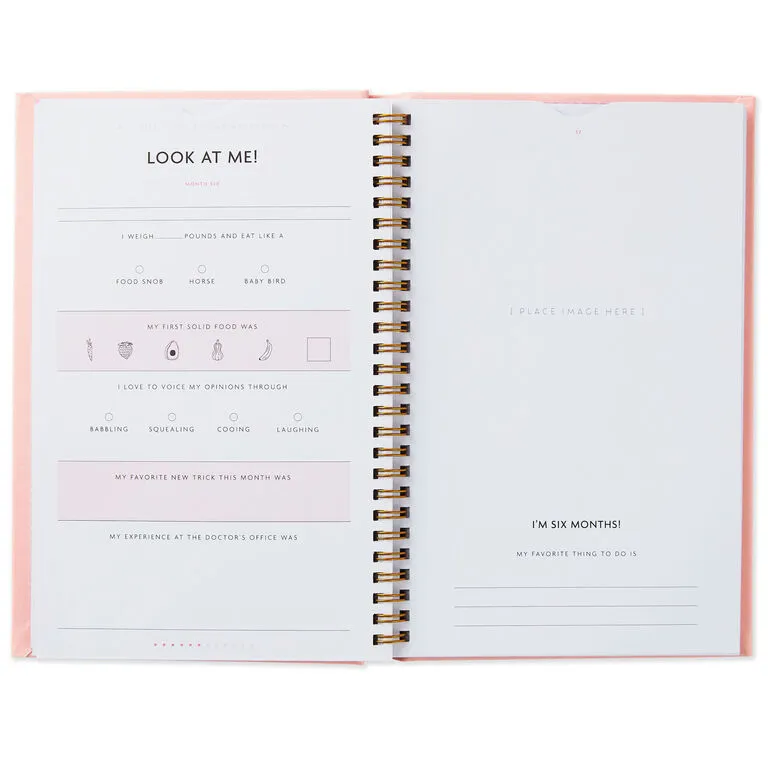 Hallmark My First Year Baby Book For Girl 4 Hallmark My First Year Baby Book For Girl - Image 4