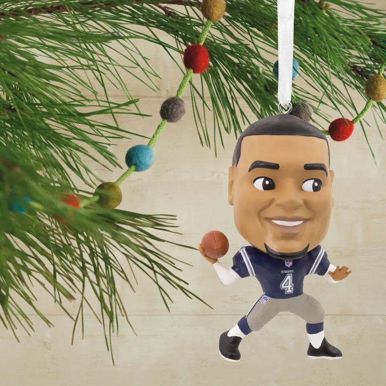 NFL Dallas Cowboys Dak Prescott Bouncing Buddy Hallmark Ornament 2 NFL Dallas Cowboys Dak Prescott Bouncing Buddy Hallmark Ornament - Image 2