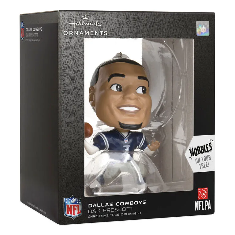 NFL Dallas Cowboys Dak Prescott Bouncing Buddy Hallmark Ornament 4 NFL Dallas Cowboys Dak Prescott Bouncing Buddy Hallmark Ornament - Image 4
