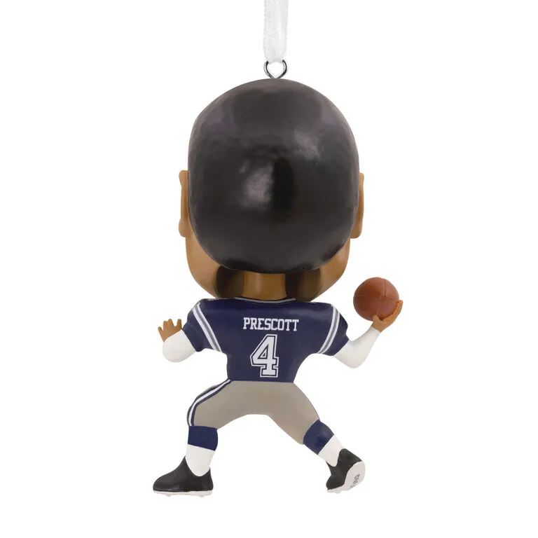 NFL Dallas Cowboys Dak Prescott Bouncing Buddy Hallmark Ornament 5 NFL Dallas Cowboys Dak Prescott Bouncing Buddy Hallmark Ornament - Image 5