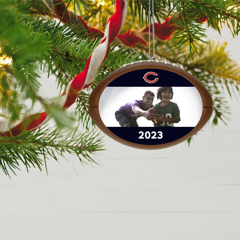 Hallmark NFL Football Chicago Bears Text And Photo Personalized Ornament 2 Hallmark NFL Football Chicago Bears Text And Photo Personalized Ornament - Image 2