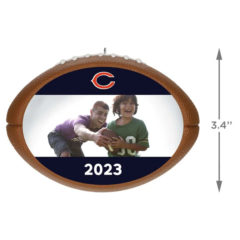 Hallmark NFL Football Chicago Bears Text And Photo Personalized Ornament 3 Hallmark NFL Football Chicago Bears Text And Photo Personalized Ornament - Image 3