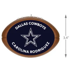 Hallmark NFL Football Dallas Cowboys Text Personalized Ornament -Hot Sale Hallmark Store NFL Football Dallas Cowboys Text Personalized Ornament 2499QHE1985B3 03