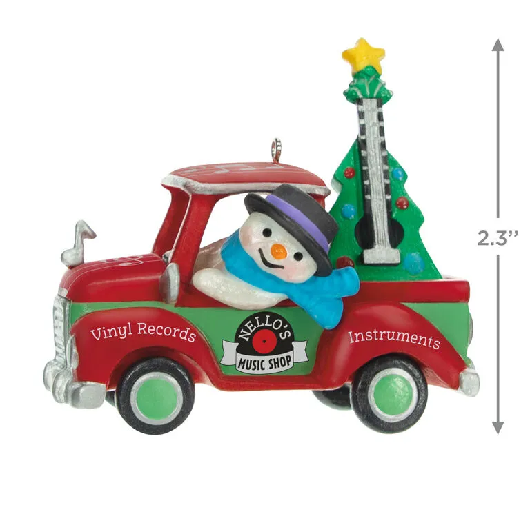 Hallmark Holiday Parade Nello's Music Shop Truck 2023 Ornament 3 Hallmark Holiday Parade Nello's Music Shop Truck 2023 Ornament - Image 3