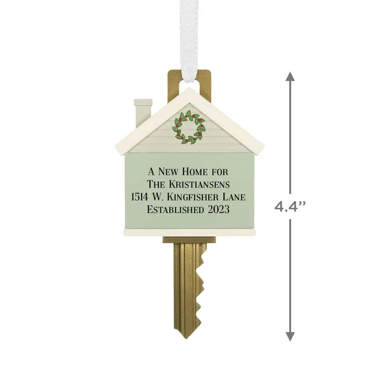 Hallmark New Home Key Personalized Ornament 3 Hallmark New Home Key Personalized Ornament - Image 3