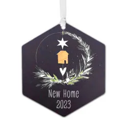 Hallmark New Home Personalized Text Metal Ornament