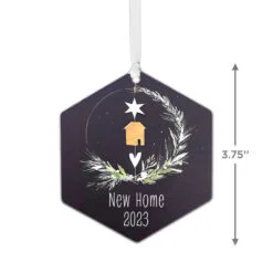 Hallmark New Home Personalized Text Metal Ornament 5 Hallmark New Home Personalized Text Metal Ornament -Hot Sale Hallmark Store New Home Personalized Christmas Ornament 1OFM1002B2 03
