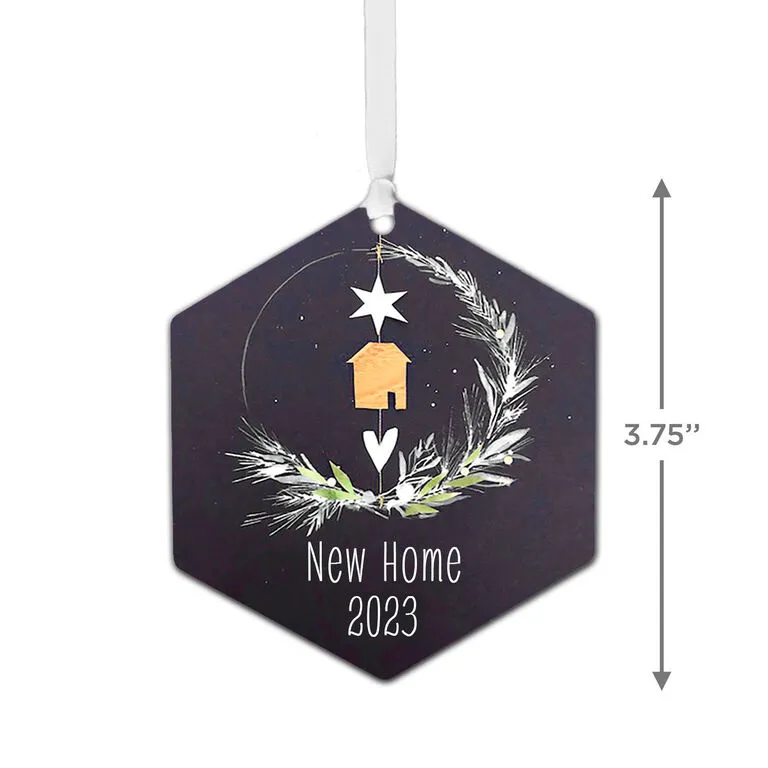 Hallmark New Home Personalized Text Metal Ornament 3 Hallmark New Home Personalized Text Metal Ornament - Image 3