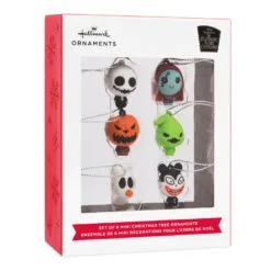 Mini Disney Tim Burton's The Nightmare Before Christmas Shatterproof Hallmark Ornaments, Set Of 6 8 Mini Disney Tim Burton's The Nightmare Before Christmas Shatterproof Hallmark Ornaments, Set Of 6 -Hot Sale Hallmark Store Nightmare Before Christmas Christmas Ornaments 3HCM2372 04