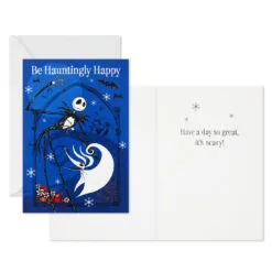Hallmark Disney Tim Burton's The Nightmare Before Christmas Hauntingly Happy Boxed Cards, Pack Of 16 9 Hallmark Disney Tim Burton's The Nightmare Before Christmas Hauntingly Happy Boxed Cards, Pack Of 16 -Hot Sale Hallmark Store Nightmare Before Christmas Holiday Boxed Cards 5STZ1165 03