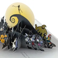 Hallmark Disney Tim Burton's The Nightmare Before Christmas Happy Nightmares 3D Pop-Up Card 11 Hallmark Disney Tim Burton's The Nightmare Before Christmas Happy Nightmares 3D Pop-Up Card -Hot Sale Hallmark Store Nightmare Before Christmas Jack Skellington 3D PopUp Card 1499LAD2846 02
