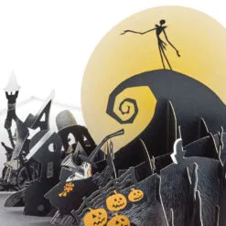 Hallmark Disney Tim Burton's The Nightmare Before Christmas Happy Nightmares 3D Pop-Up Card 12 Hallmark Disney Tim Burton's The Nightmare Before Christmas Happy Nightmares 3D Pop-Up Card -Hot Sale Hallmark Store Nightmare Before Christmas Jack Skellington 3D PopUp Card 1499LAD2846 03