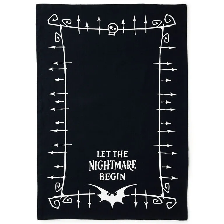 Hallmark Disney Tim Burton's The Nightmare Before Christmas Tea Towel 1 Hallmark Disney Tim Burton's The Nightmare Before Christmas Tea Towel