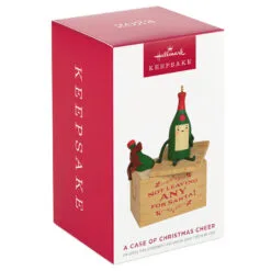 Hallmark A Case Of Christmas Cheer Ornament -Hot Sale Hallmark Store None for Santa Wine Crate Keepsake Ornament 1799QGO2869 04