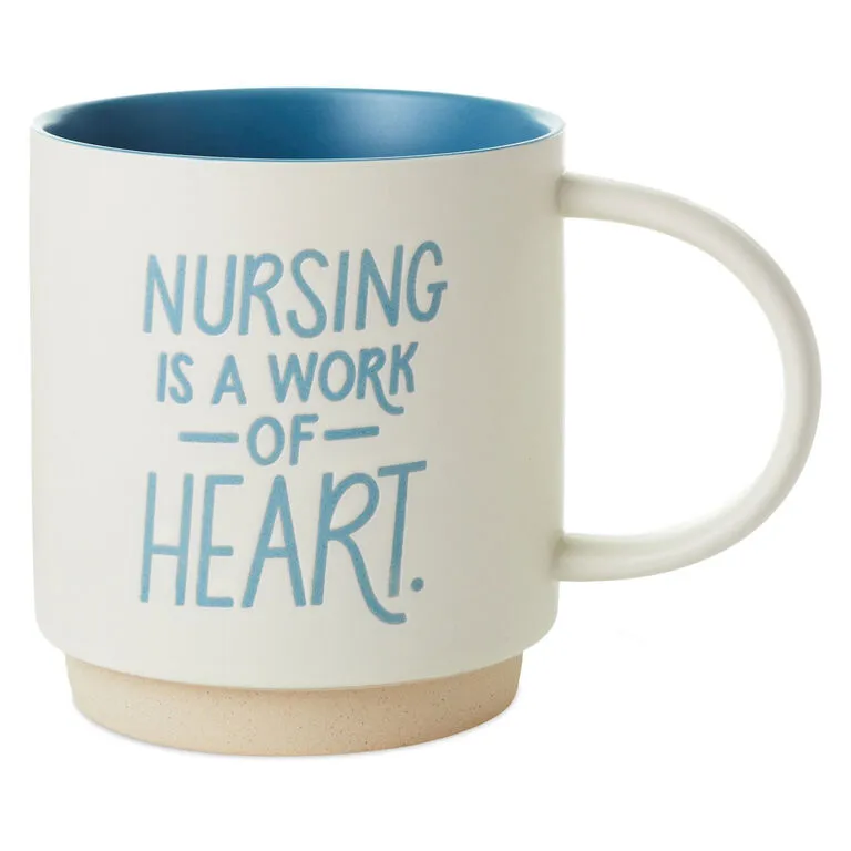 Hallmark Nursing Is A Work Of Heart Mug, 16 Oz. 1 Hallmark Nursing Is A Work Of Heart Mug, 16 Oz.